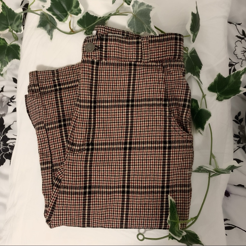 hollister plaid pants